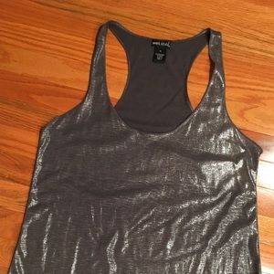 GUNMETAL SHIMMERY TANK!